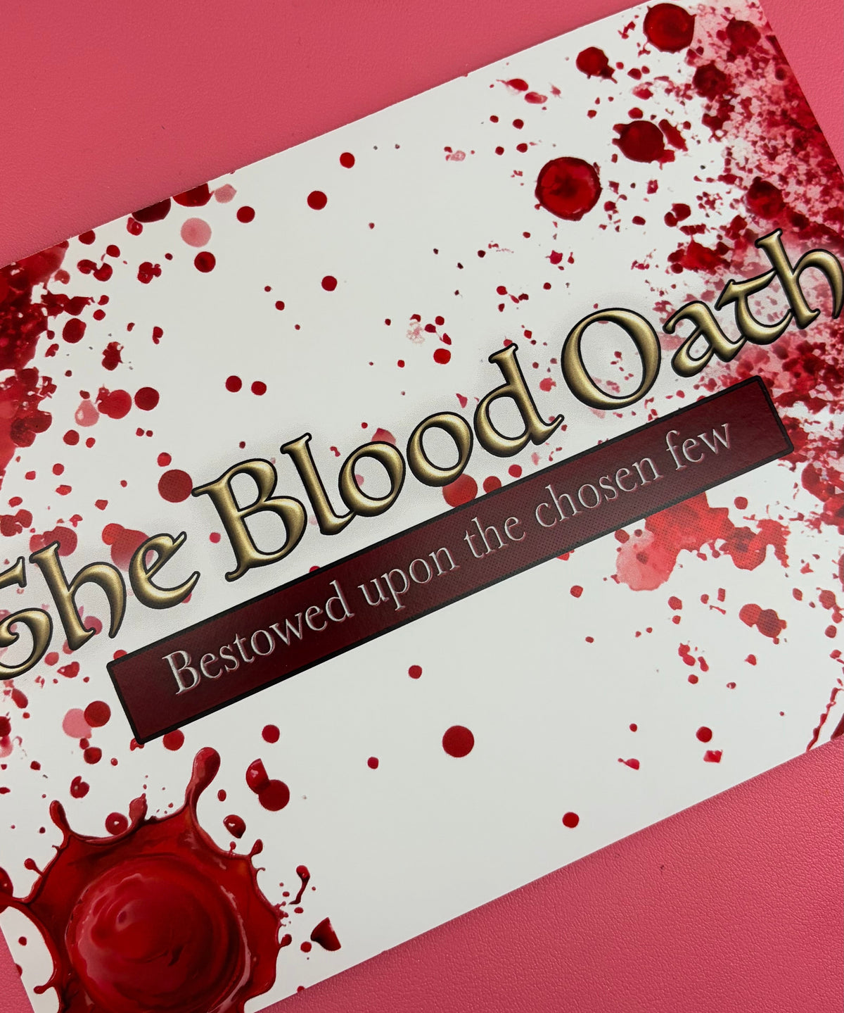 THE BLOOD OATH